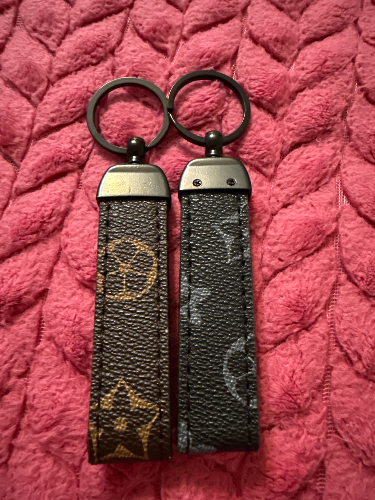 LV inspired keychain