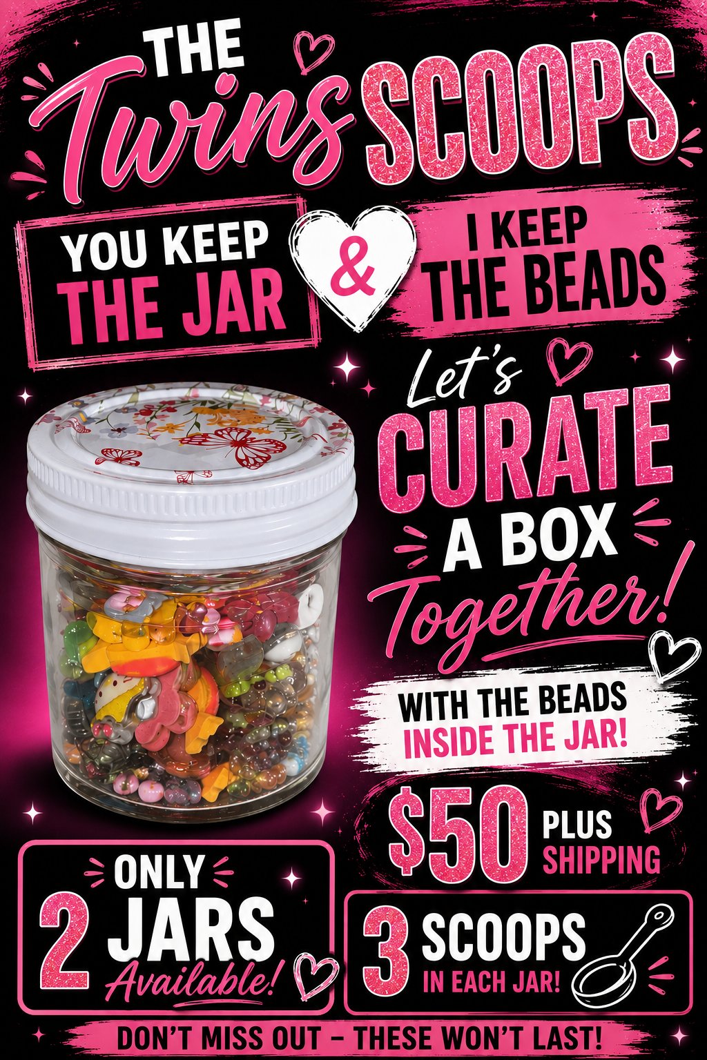 3 scoop Jar