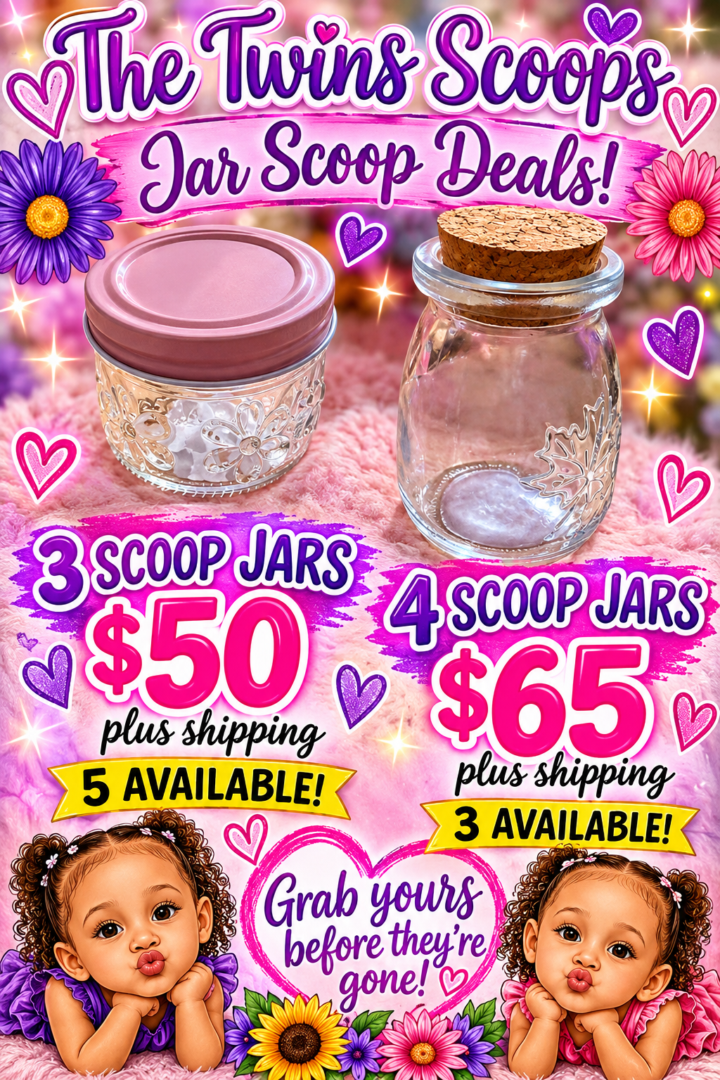 3 scoop Jar