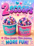 2 reg twins scoops