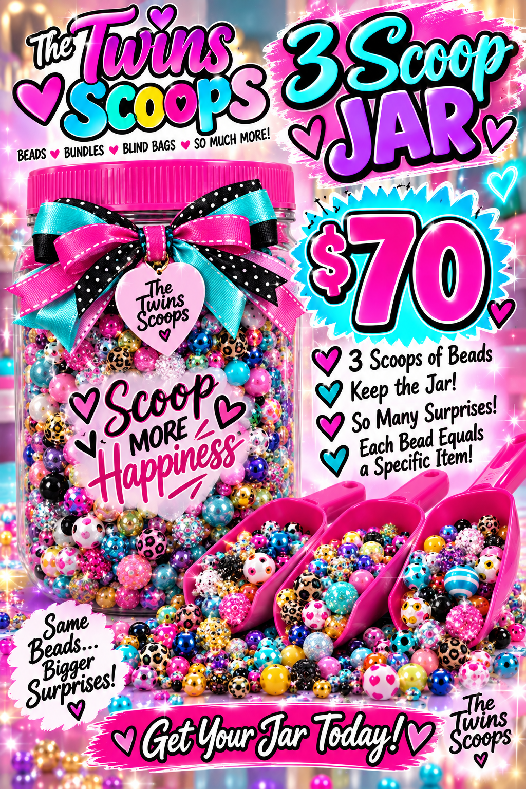 3 scoop jar